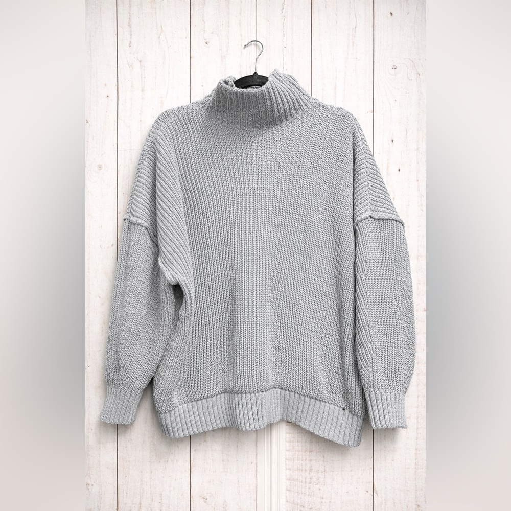 Cozy blue Turtleneck Sweater